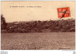 PERIGNY  Le Village Et Le Coteau  Carte écrite En 1916   2 Scans - Perigny