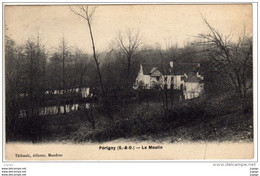 PERIGNY.  Le Moulin    Carte écrite En 1907    2 Scans  TBE - Perigny