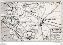 PERIGNY Et Ses Environs   Carte écrite En 1910  2 Scans - Perigny