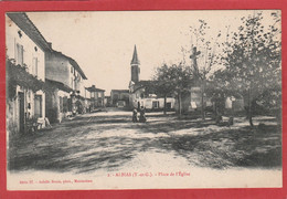 Tarn Et Garonne - Albias - Place De L'Eglise - Editeur Achille Bouis à Montauban - Albias