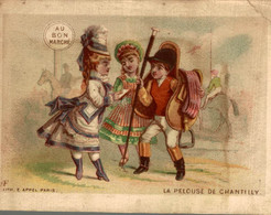 CHROMO IMAGE MAGASIN AU BON MARCHE LA PELOUSE DE CHANTILLY - Au Bon Marché