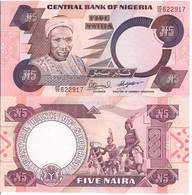 Nigeria P-24e  5 Naira  2 Sign.10  UNC - Nigeria