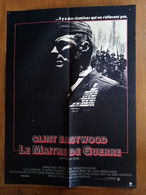 AFFICHE CINEMA ORIGINALE FILM LE MAITRE DE GUERRE 1986 CLINT EASTWOOD MARSHA MASON 52.2CMX38.6CM DE CLINT EASTWOOD - Affiches & Posters