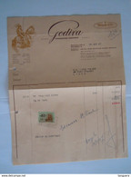 1967 Godiva Bruxelles Chocolatier Confiseur Facture Pralines Liège-Palace Taxe 8 Fr - Alimentaire