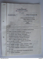 1966 Ciné Carrefour Facture Pour Liège-Palace Taxe Fiscale Zegels De 106400 Fr. - Documentos