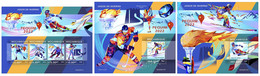 MOzambique  2022 Winter Games. Beijing. (217) OFFICIAL ISSUE - Hiver 2022 : Pékin