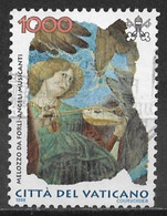 Vatican City 1998. Scott #1078 (U) Angel Playing Musical Instrument - Used Stamps