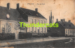 CPA STAVELE RUE DU CANAL - Alveringem