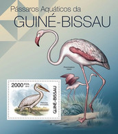 Guinea Bissau 2012, Animals, Waterbirds, Flamingo, Pelican, BF - Pélicans