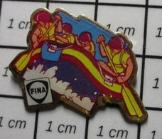 2817 Pin's Pins / Beau Et Rare / SPORTS / TORRENT CANOE RAFTING FINA Ramae Rameurs Ramer !! - Kanu