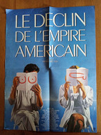 AFFICHE CINEMA ORIGINALE FILM LE DECLIN DE L'EMPIRE AMERICAIN 1986 DOROTHEE BERRYMAN  52.1CMX38.9CM DE DENYS ARCAND - Affiches & Posters