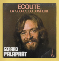 Disque Vinyle 45 Tours  : GERARD PALAPRAT  :  ECOUTE LA SOURCE DU BONHEUR..Scan A  : Voir 2 Scans - Chants Gospels Et Religieux