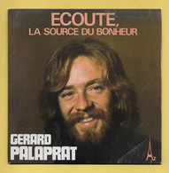 Disque Vinyle 45 Tours  : GERARD PALAPRAT  :  ECOUTE LA SOURCE DU BONHEUR..Scan A  : Voir 2 Scans - Religion & Gospel