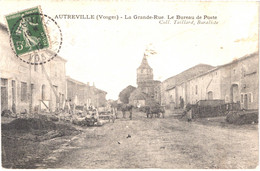 FR88 AUTREVILLE - La Grand Rue - Le Bureau De Poste - Belle - Other & Unclassified