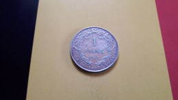 BELGIQUE ALBERT PREMIER 1 FRANC 1913 ARGENT/ZILVER/SILBER/SILVER COTES : 5€-10€-15€-25€ - 1 Franc