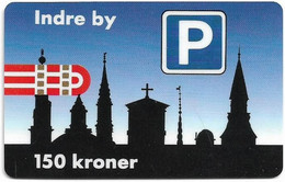 Denmark - Danmønt - Testkort Parking Specimen (Inverted Reverse), Exp. 09.1990, 150kr. 250ex - Dinamarca
