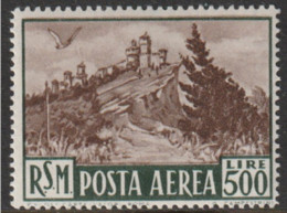 400 San Marino  1950 - Veduta Di San Marino N. 97. Cat. € 300,00 SPL MNH - Luftpost