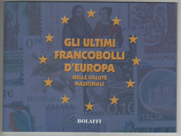 Bolaffi 2001 - Album Gli Ultimi Francobolli D'Europa Nelle Valute Nazionali            (g8836) - Vrac (max 999 Timbres)