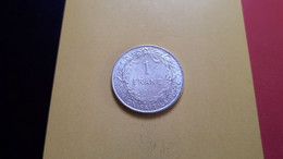 BELGIQUE ALBERT PREMIER 1 FRANC 1914 ARGENT/ZILVER/SILBER/SILVER COTES : 5€-10€-15€-25€ - 1 Franco