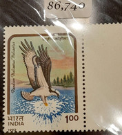 India 1992 Birds Of Prey 1r Instead Of 2r Error Of Century With BPA Certificate Spink Sale @$23,772 Ex. Rare As Per Scan - Abarten Und Kuriositäten