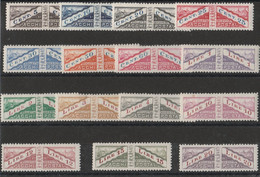 411 San Marino - Pacchi Postali  1928 - Pacchi Postali Non Dentellati Al Centro N. 1/15. Cat. € 250,00. MNH - Spoorwegzegels