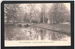 CPA 78 FRANCE Parc De Rambouillet Le Jardin Anglais Pont Sur Riviere Dos Non Divise - Rambouillet