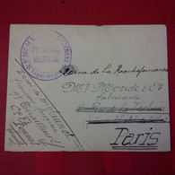 LETTRE PEZENAS POUR PARIS CACHET 9EME REGIMENT DE TIRAILLEURS ALGERIENS - Briefe U. Dokumente