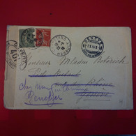 LETTRE GENEVE POUR GENOLIER CACHET OUVERT - Briefe U. Dokumente