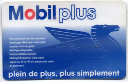 CARTE LAVAGE CARBURANTMOBIL PLUS BANDE MAGNETIQUE POUR COLLECTIONNEUR - Car Wash