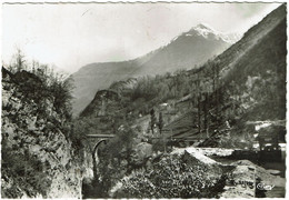 CPA 65 Luz-Saint-Sauveur, Pont Napoléon, Route De Lourdes à Gavarnie, Dentelée - Luz Saint Sauveur