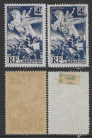 Francia France 1945 Liberation 2val YT N.669 MNH/US **/US - Autres & Non Classés