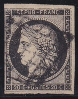 France   .    Y&T   .   3   (2 Scans)  .      .     O    .     Oblitéré - 1849-1850 Cérès