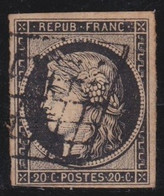 France   .    Y&T   .   3   (2 Scans)  .      .     O    .     Oblitéré - 1849-1850 Ceres