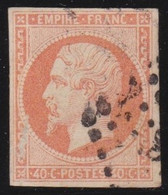 France   .    Y&T   .   16    .     O   .     Oblitéré - 1853-1860 Napoléon III