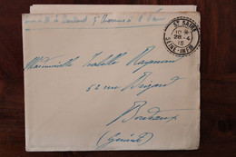 1915 7e Chasseurs St Saire Cover WW1 WK1 FM - WW I