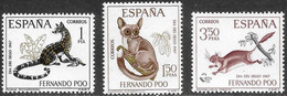 FERNANDO POO - DIA DEL SELLO - AÑO 1967 - Nº CATALOGO YVERT 0251-53 - NUEVOS - Fernando Po