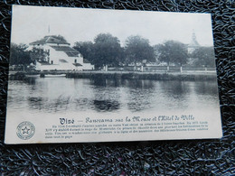 Visé, Panorama Sur La Meuse Et L'Hôtel De Ville  (X13) - Visé