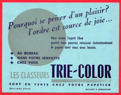 Buvard Classeurs Trie-Color. - Papelería