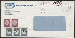 Postage Due / Tax - Porteado / Multa (T) - 81.50 -|- Portugal, 1989 - Storia Postale