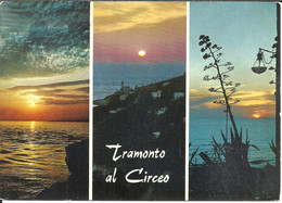 San Felice Circeo (Latina) Il Circeo, Vedute Al Tramonto, Vues Au Coucher Du Soleil, Views At Sunset - Latina