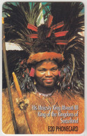 SWAZILAND - His Majesty King Mswati III, 03/00, CN: SGAA, 20 E, Used - Swaziland