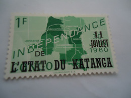 KATANGA  MLN  STAMPS   OVERPRINT - Katanga