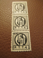 C.F.D.T./  Timbres D'adhésion Mensuelle/pour Carte Syndicale Des P.T.T./1974   AEC239 - Tarjetas De Membresía