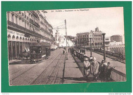 ALGER ALGERIA TRAM No35 BOULEVARD DE LA REPUBLIQUE - Alger