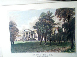 ENGLAND BUCKINGHAMSHIRE  STOWE HOUSE  1818 ILLUSTRATA N1973 Biglietto  IX2619 16,5 X 12 - Buckinghamshire