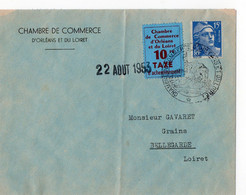 Timbre De Greve  ORLEANS Sur Lettre  RARE - Documents