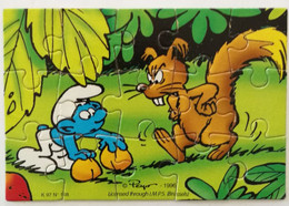 Kinder Puzzle : K97 N108  Schlümpfe – Serie 1 1996 - Schlümpfe - 2 - Puzzles