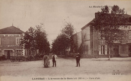 43 LANGEAC   L'AVENUE DE LA  GARE   CURE DAIR - Langeac