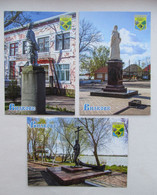 3 PCs Ukraine Vilkovo Vylkove Odessa Region Monuments - Ukraine