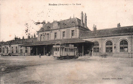 14363   RODEZ  LA  GARE ( Tramway)         (Recto-verso) 12 - Rodez